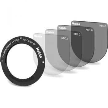 Haida HD4653-55352 Rear Lens ND Filter Kit (With Adapter Ring) for Samyang AF 14mm F2.8 RF Lens for Canon RF